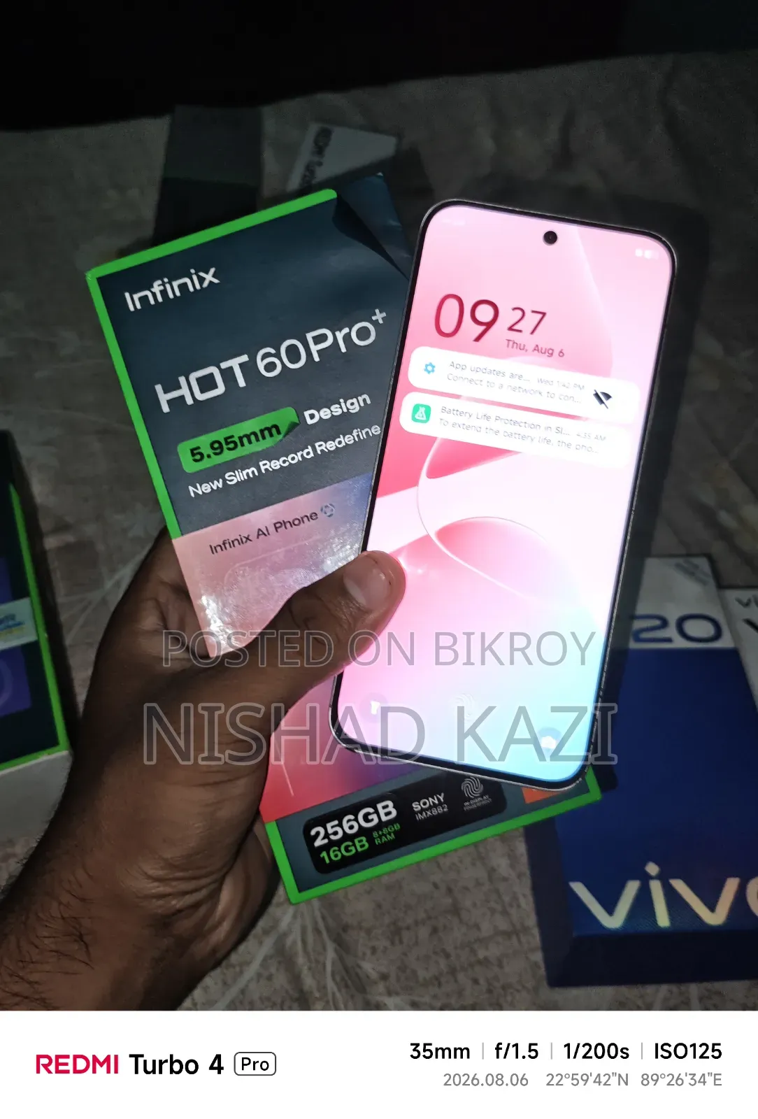 Infinix Hot 60 Pro+ 256 GB Silver