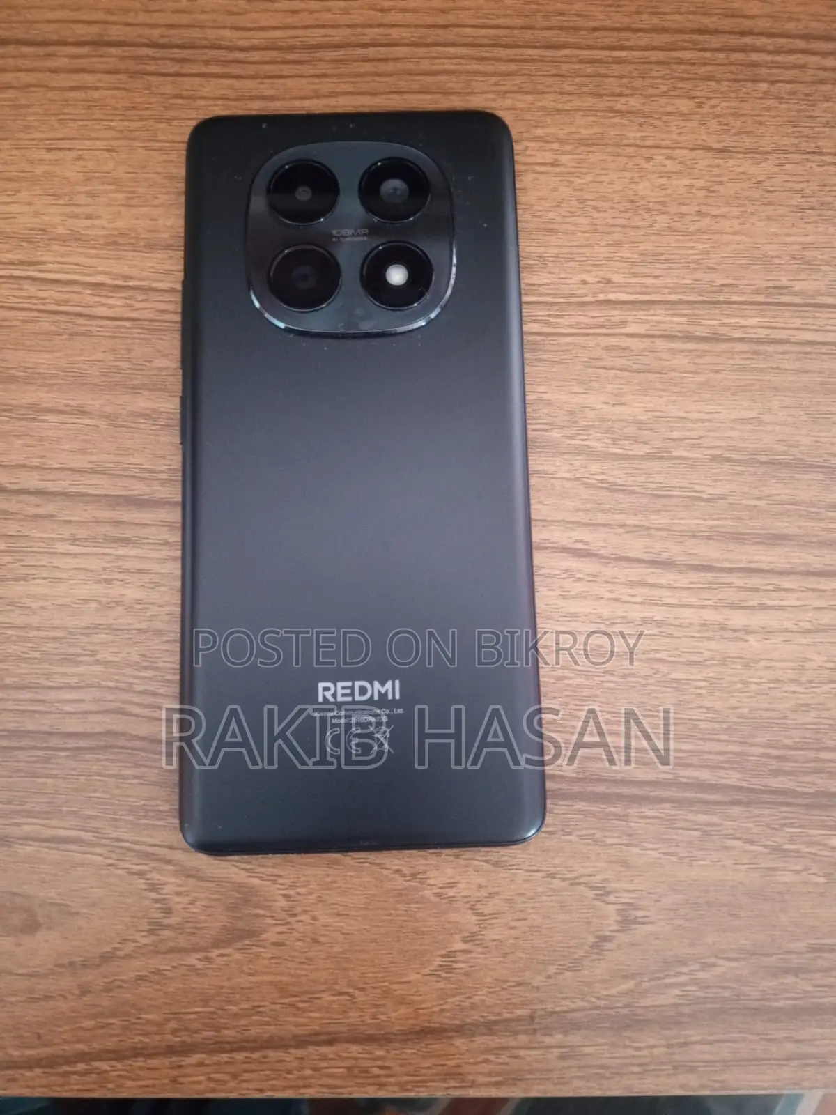 নতুন Xiaomi Redmi Note 15 128 জিবি ব্ল্যাক