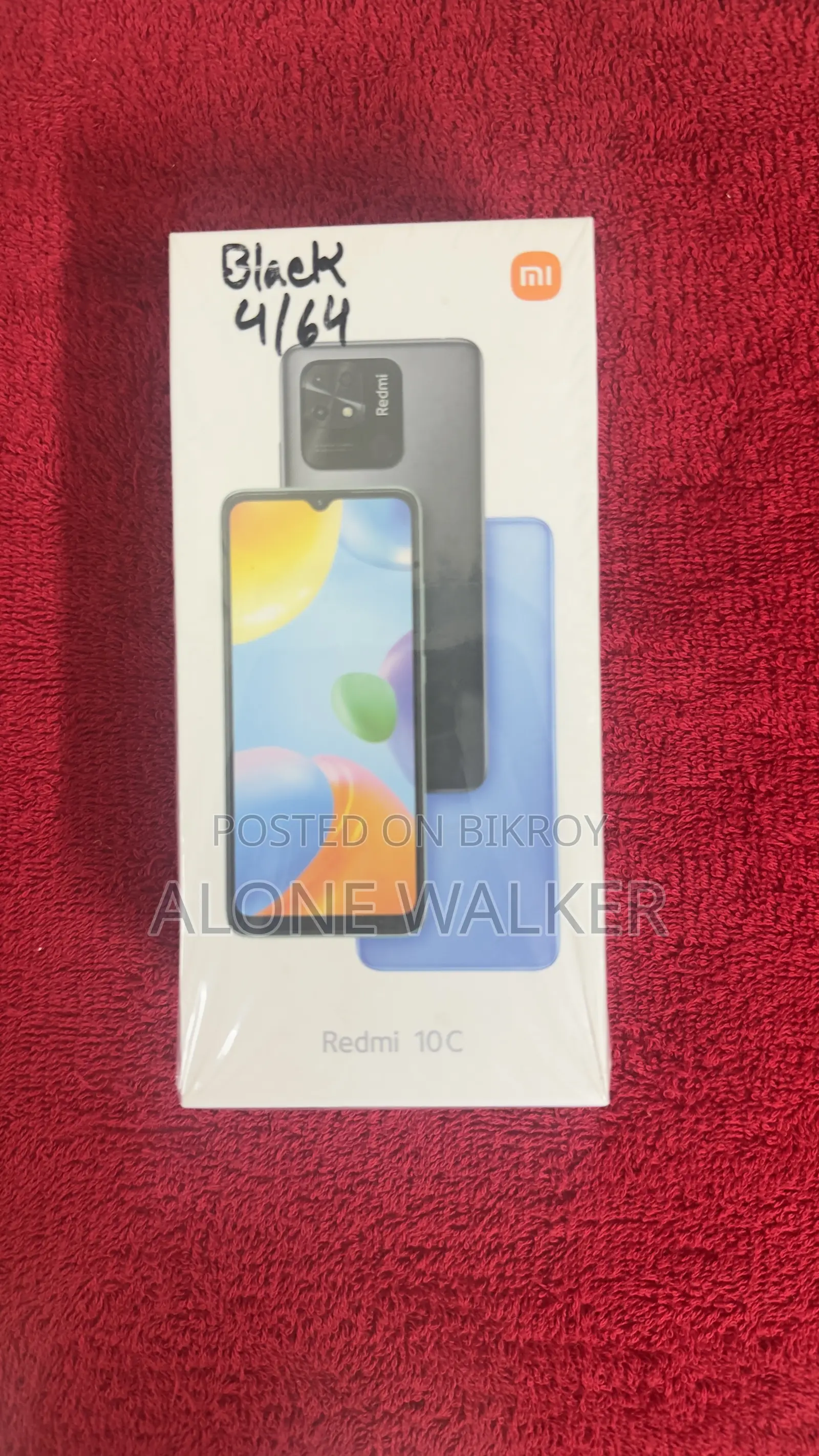 শাওমি রেডমি ১০সি ৬৪ জিবি কালো