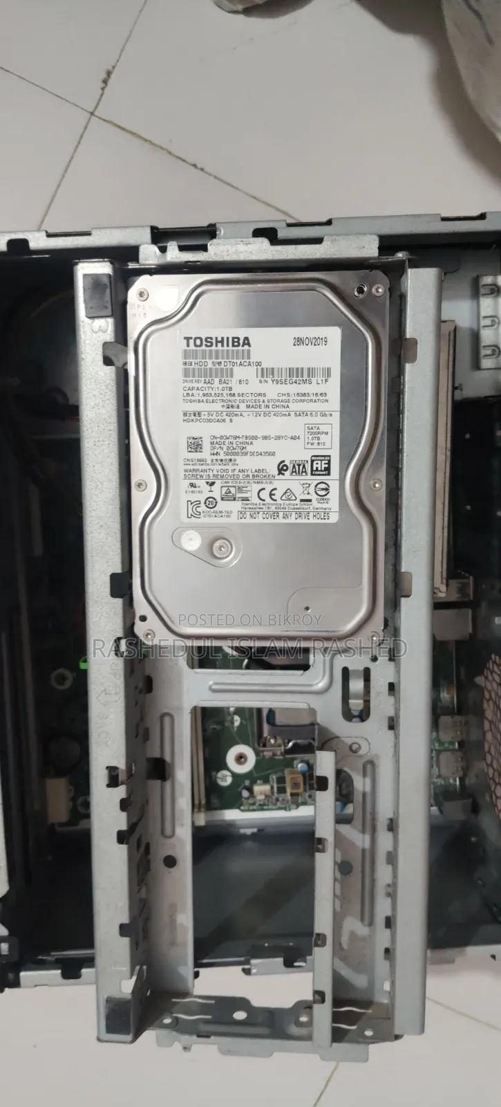Desktop Computer HP 280 G3 16GB Intel Core i7 HDD 512GB