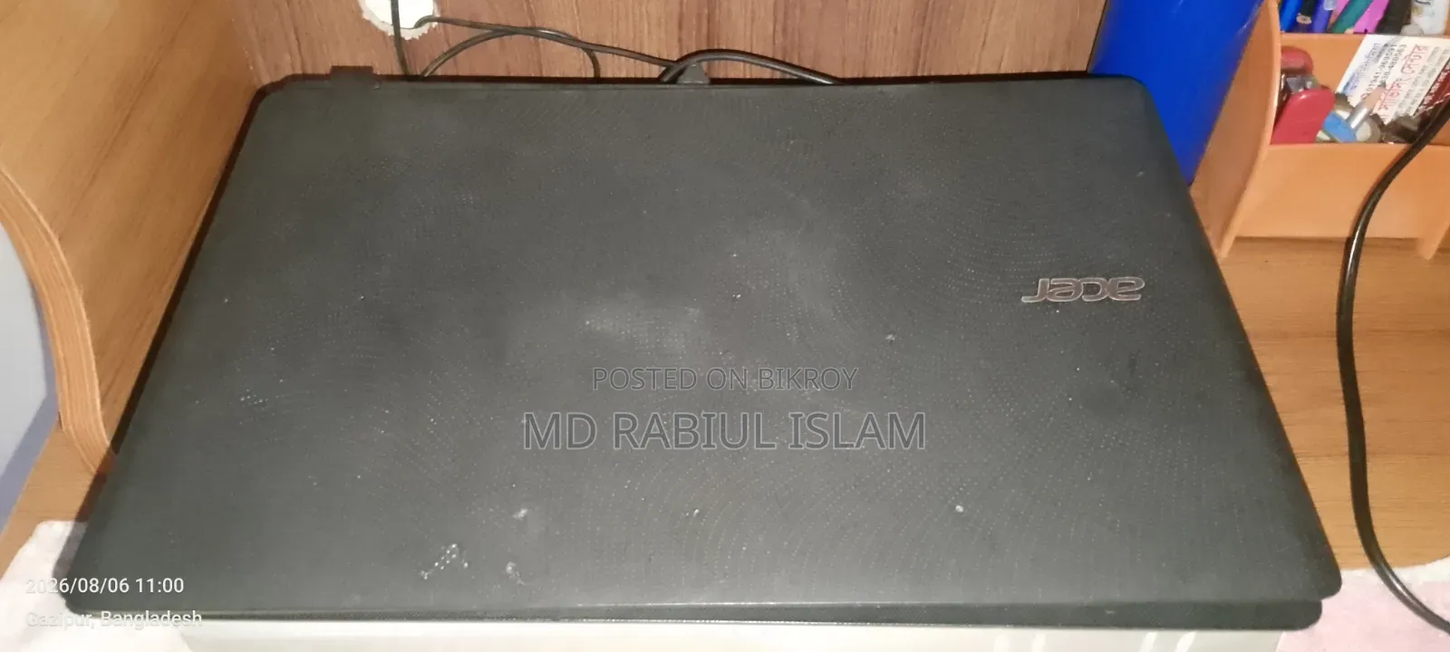 ল্যাপটপ এসারের আসপায়ার ইএস ৪ জিবি ইন্টেল সেলেরন এসএসডি ১২৮ জিবি