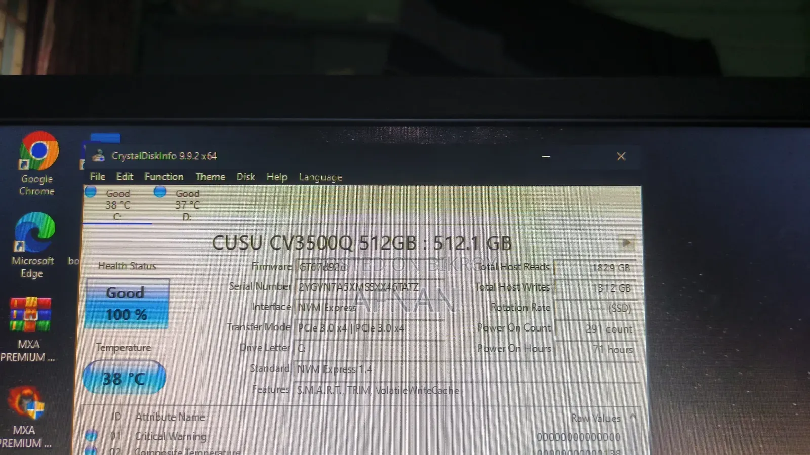 Desktop Computer Gigabyte 8GB Intel Core i5 HDD+SSD 1TB