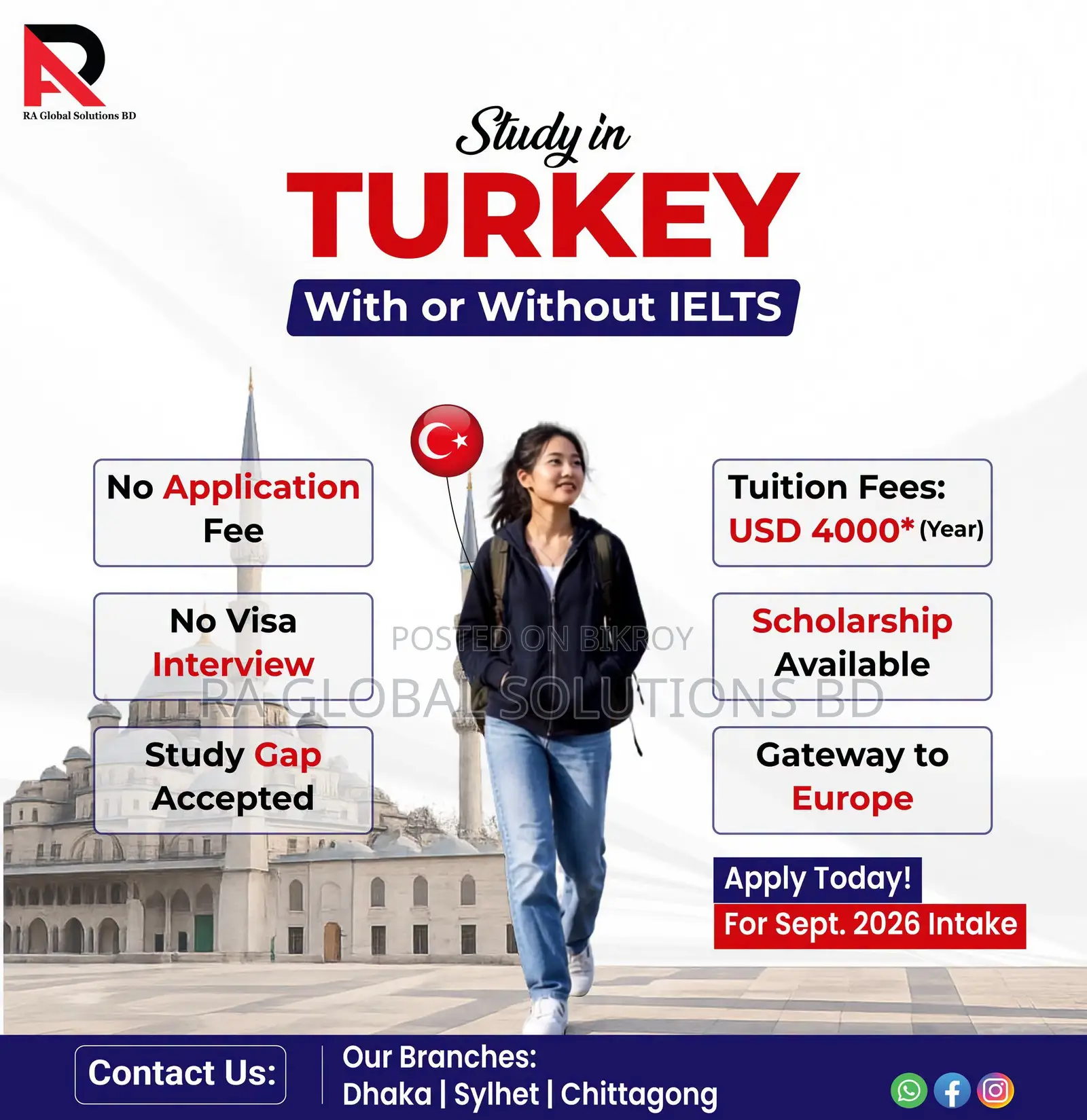Study in Turkey | September 2026 Intake