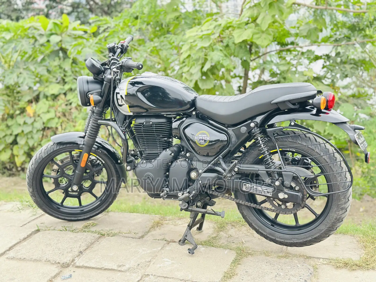 নতুন রয়্যাল এনফিল্ড হান্টার ৩৫০ ২০২৫ ব্ল্যাক