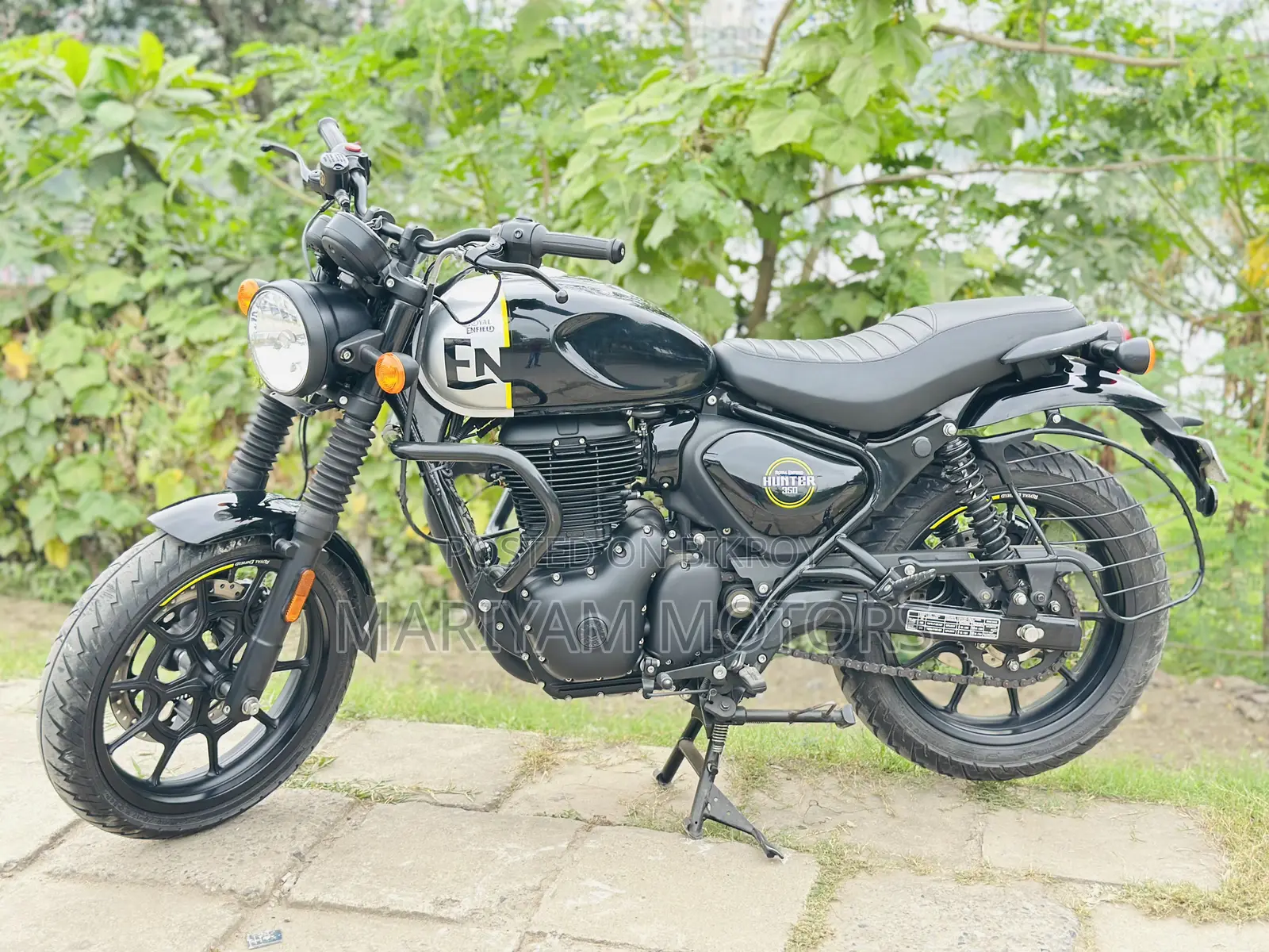 নতুন রয়্যাল এনফিল্ড হান্টার ৩৫০ ২০২৫ ব্ল্যাক