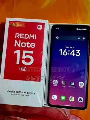 শাওমি রেডমি নোট ১৫ ২৫৬ জিবি কালো