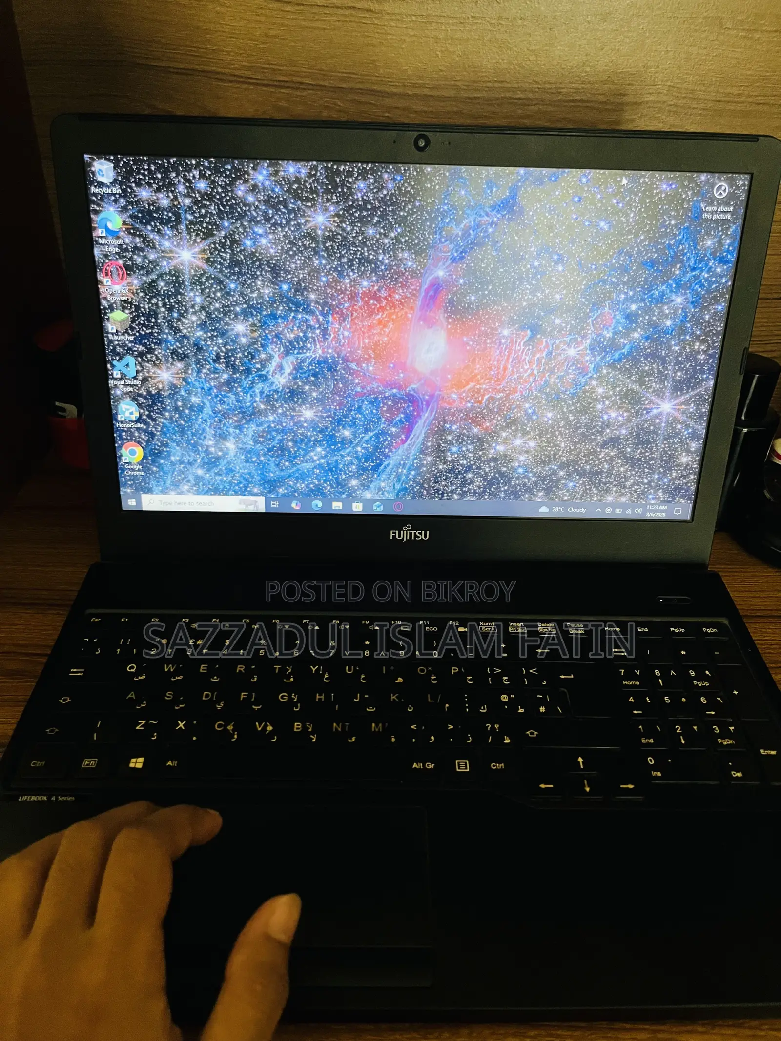 Laptop Fujitsu Lifebook A555 8GB Intel Core i3 HDD 512GB