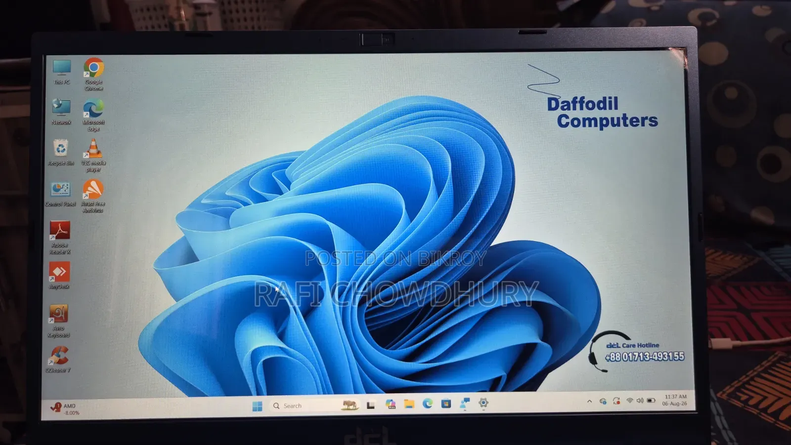 New Laptop 8GB Intel Core i3 SSD 512GB