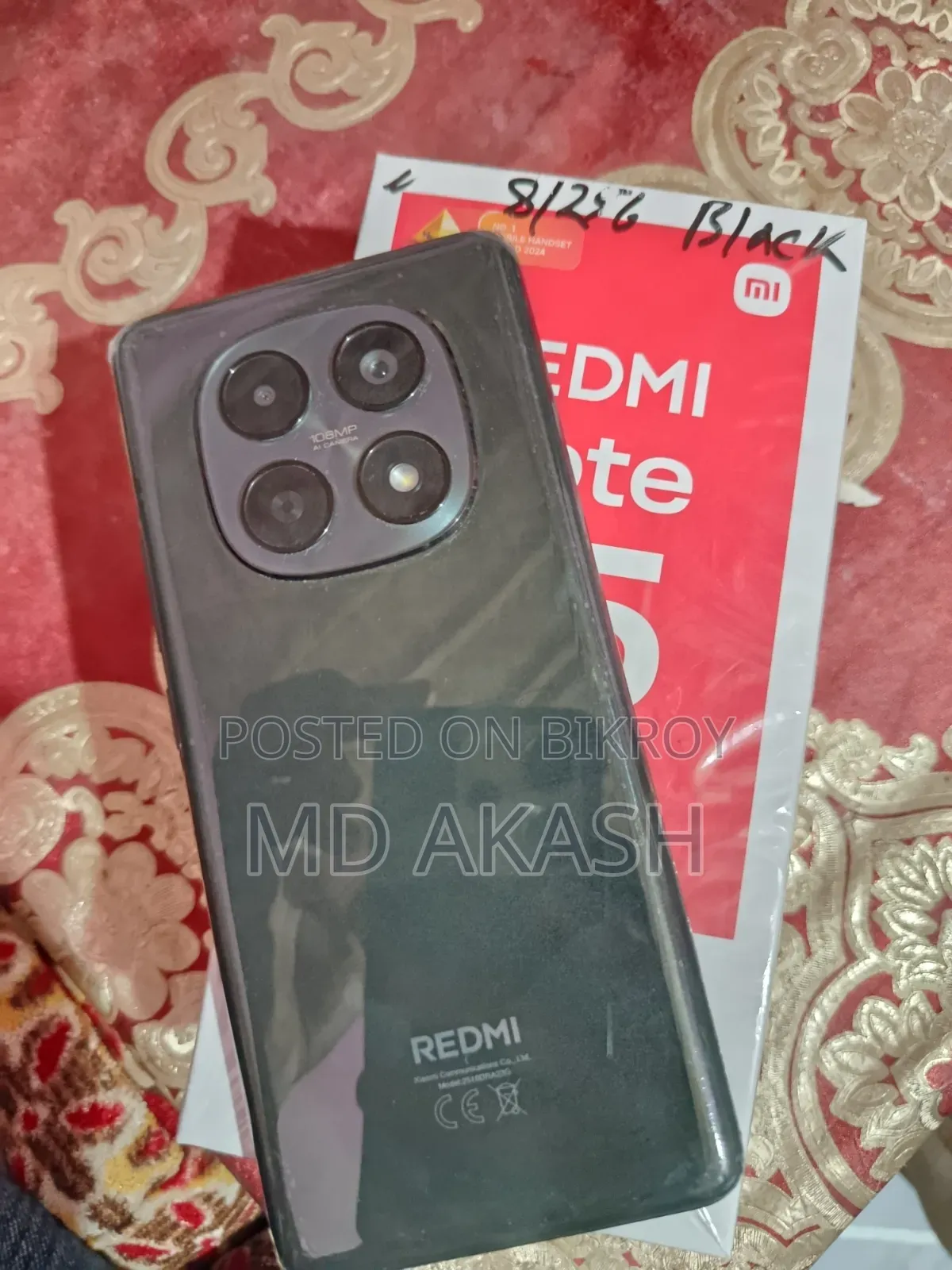 New Xiaomi Redmi Note 15 256 GB Black