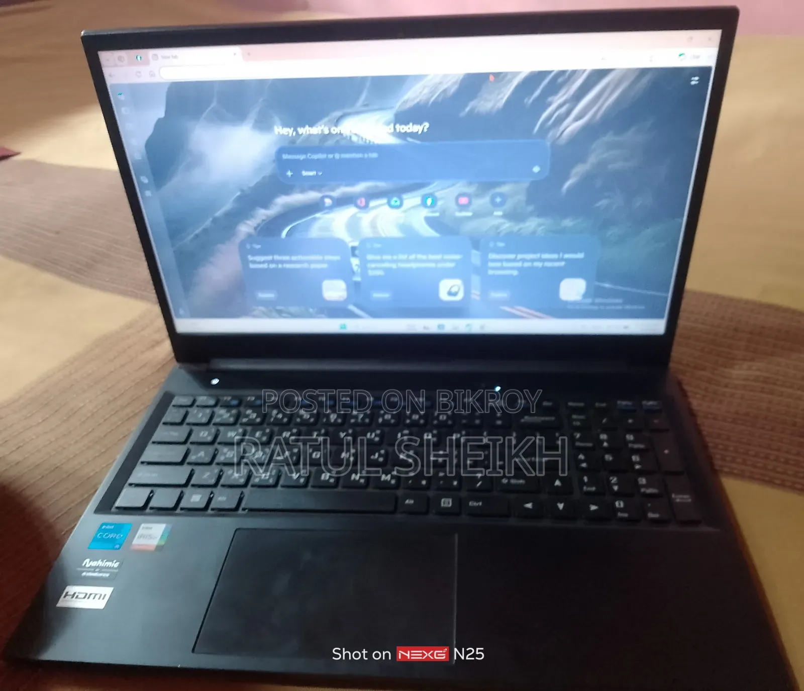 Laptop 8GB Intel Core i5 SSD 512GB