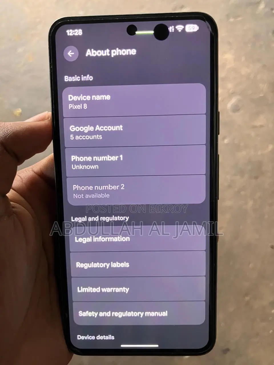 Google Pixel 8 128 GB Gray