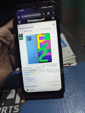 Samsung Galaxy F22 128 GB Black