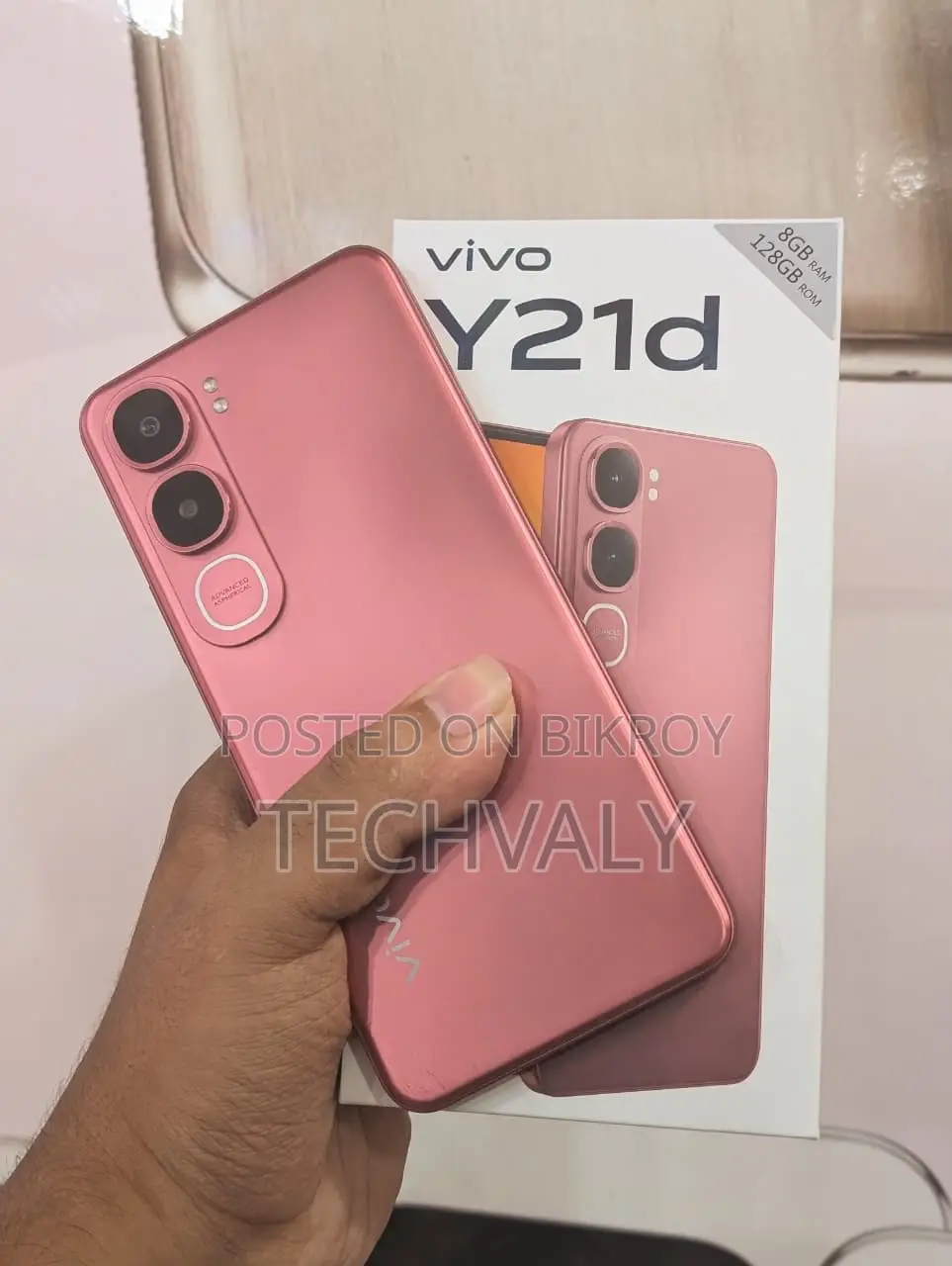 New Vivo Y21d 128 GB Pink
