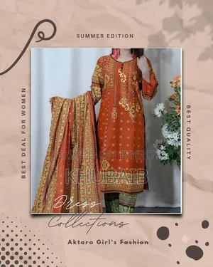 Comfortable and Premium Quality Cotton Three Piece for Women