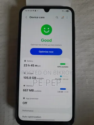 স্যামসাং গ্যালাক্সি এ১৫ ৫জি ১২৮ জিবি