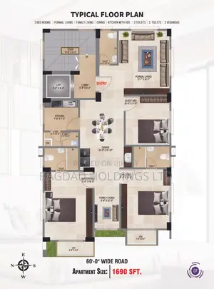 3-Bedroom Apartment in Uttara for Sale