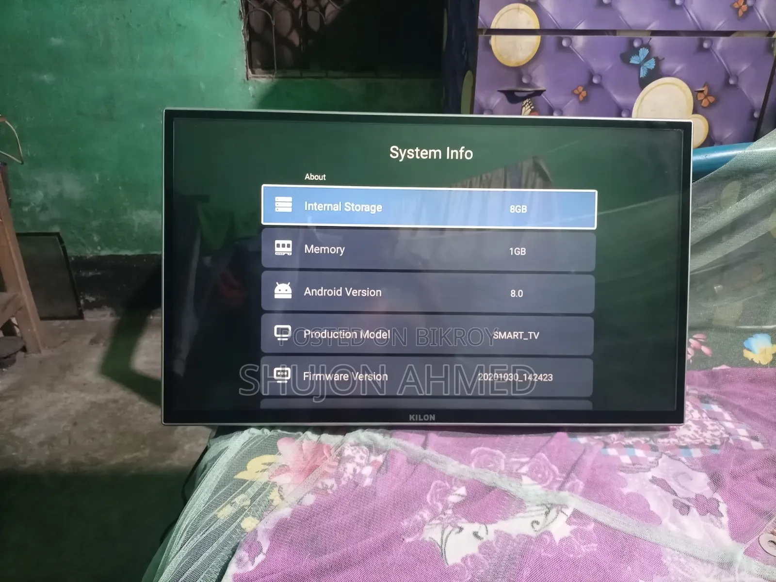 32 Inch Smart TV Double Glass