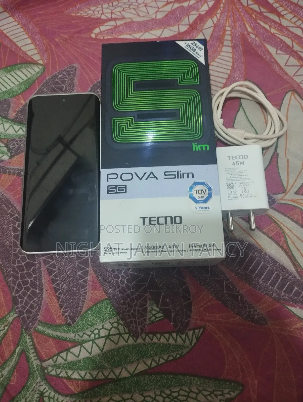 Tecno Pova Slim 5G 256 GB White
