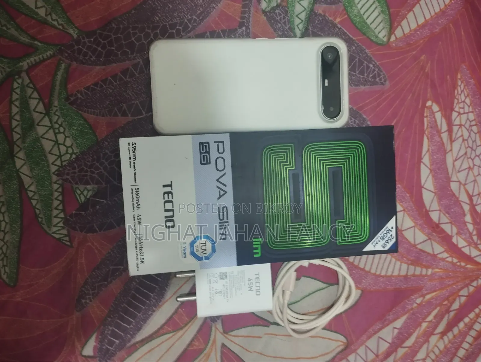 Tecno Pova Slim 5G 256 GB White