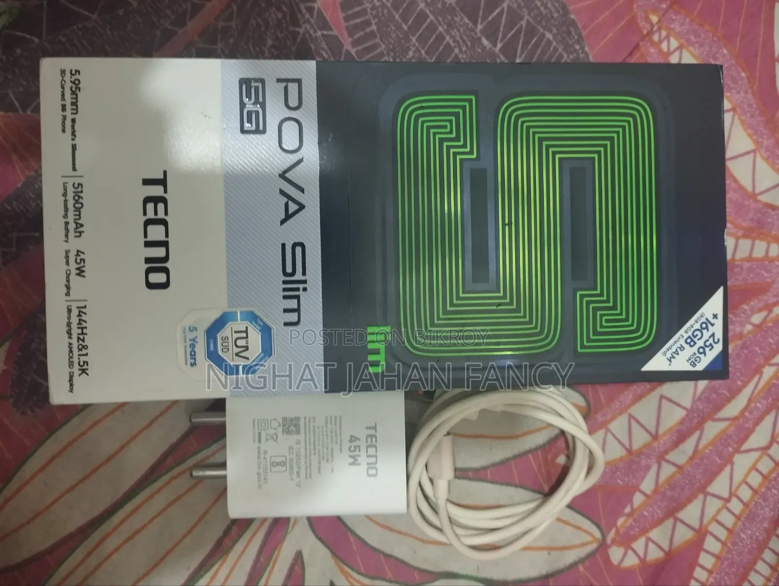 Tecno Pova Slim 5G 256 GB White