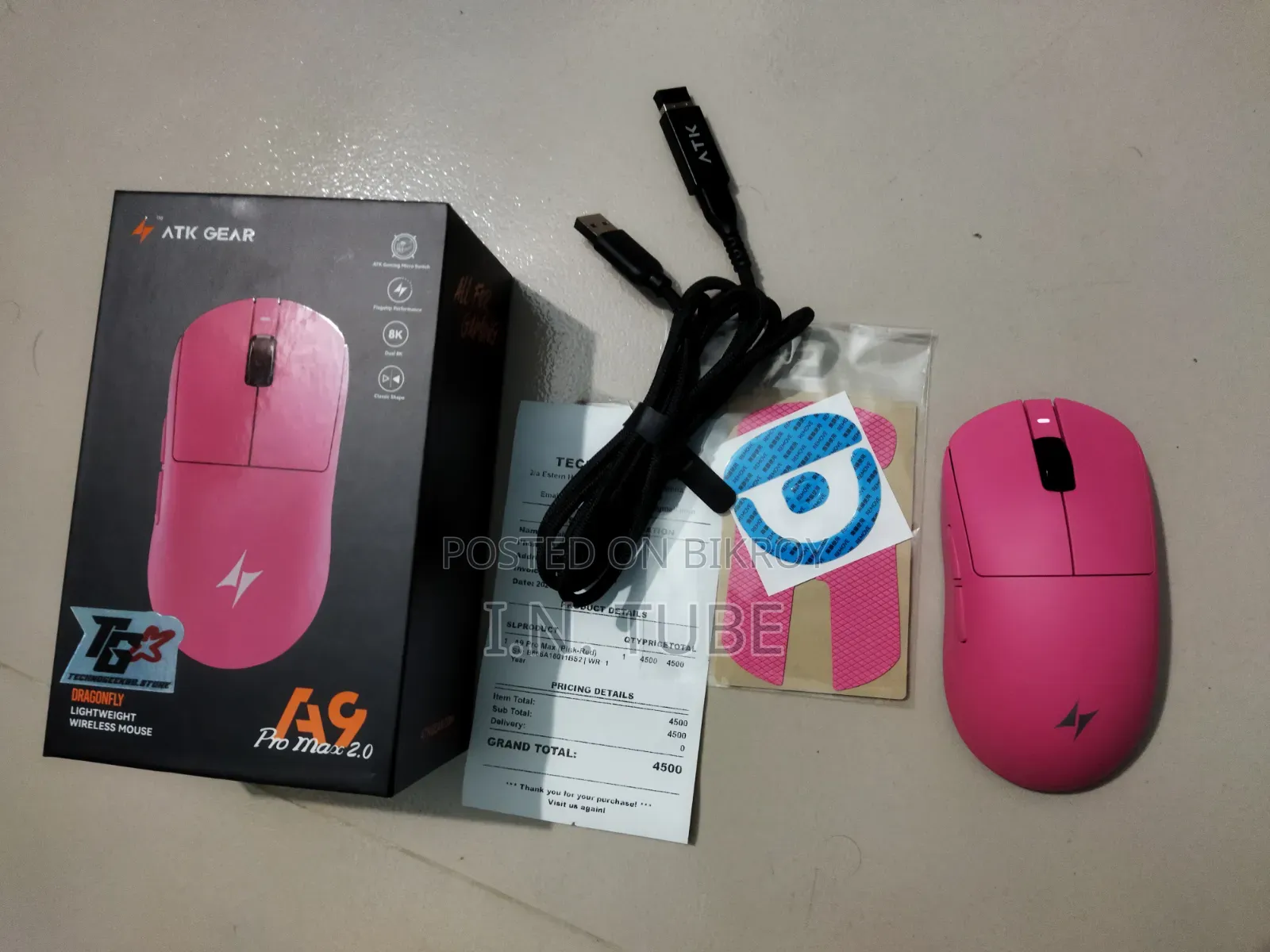 Gaming Mouse. ATK A9 Pro Max 2.0