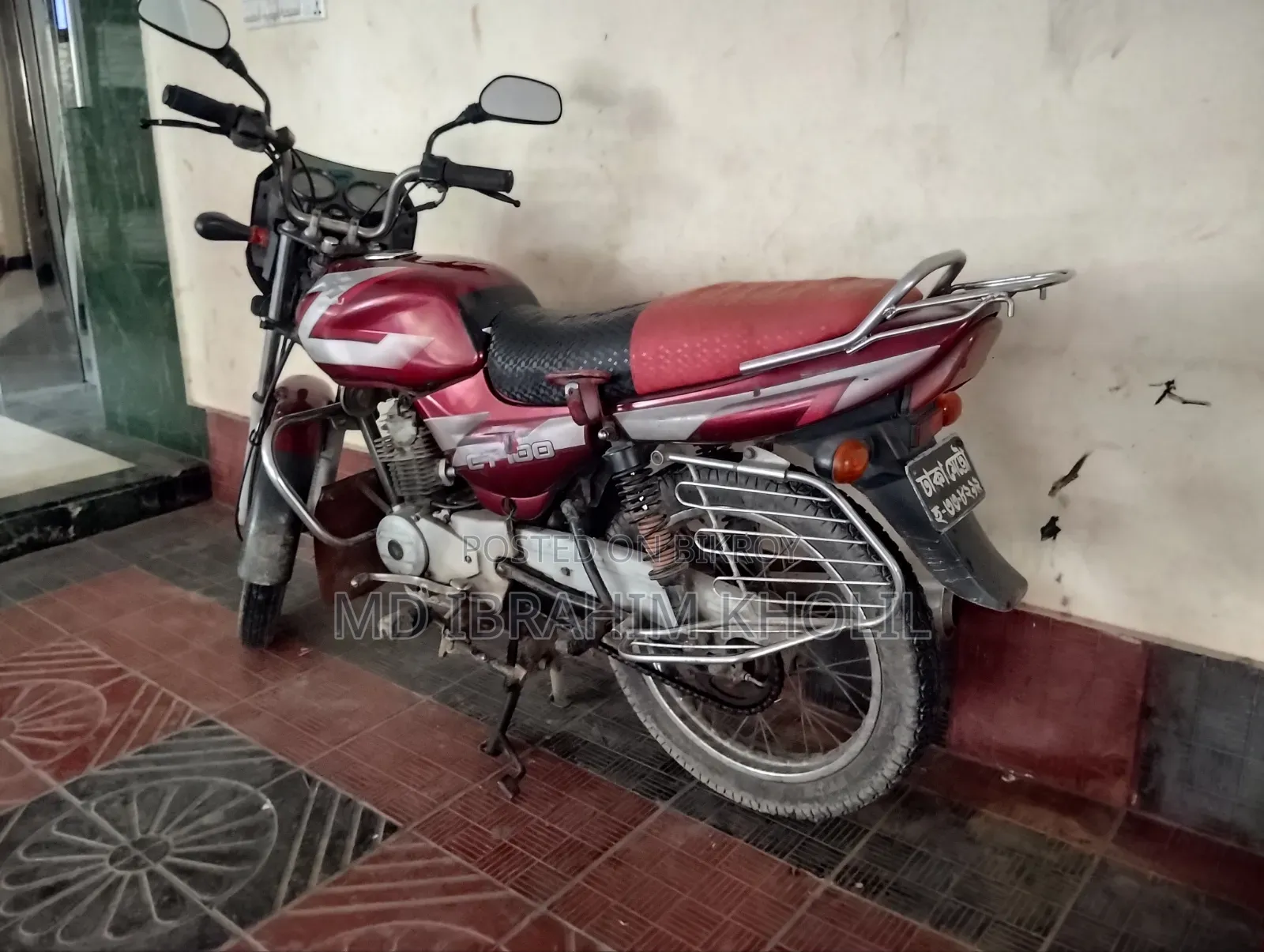 Bajaj CT 100 2014 Red