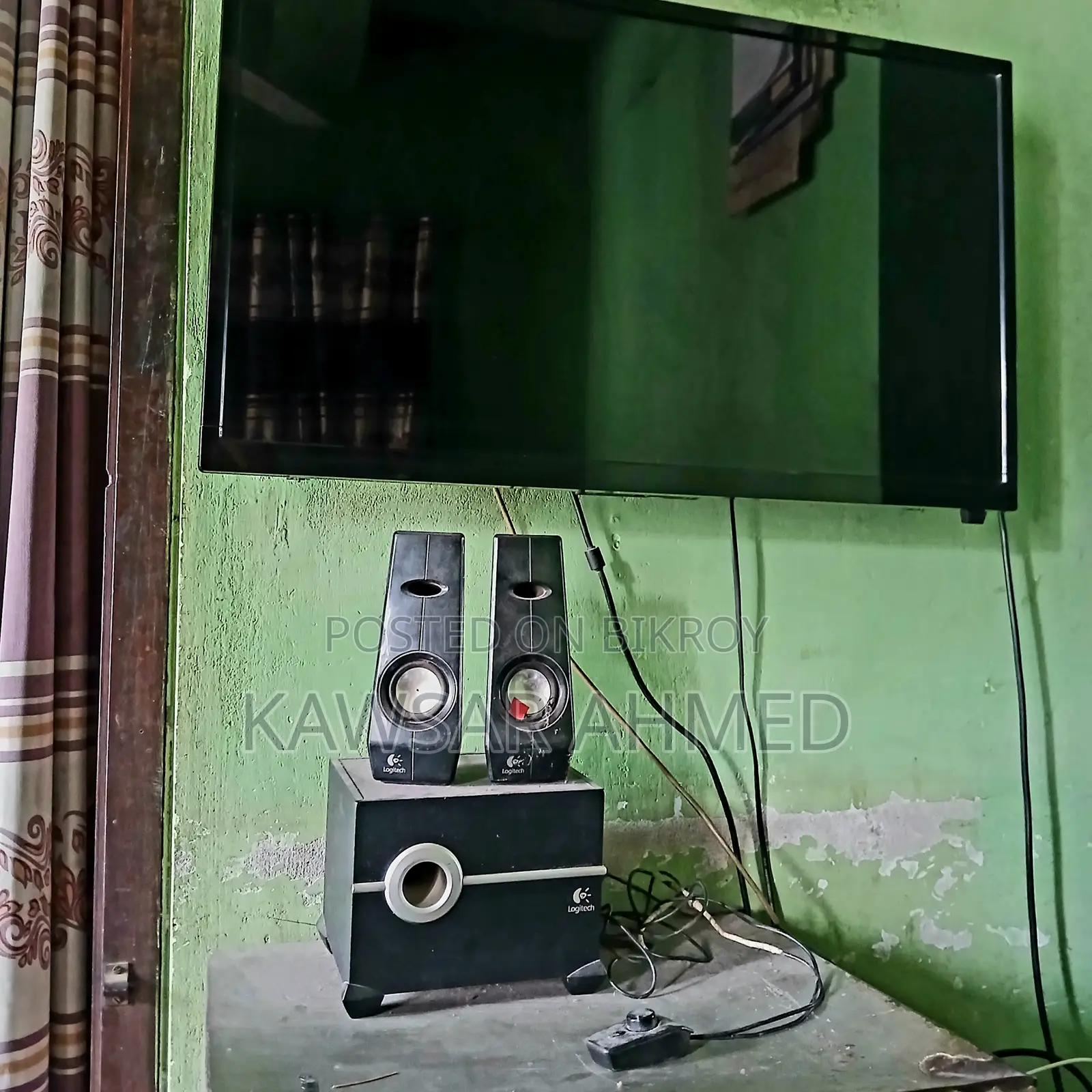 ৩২" এলইডি মনিটর / টিভি + ফ্রি লজিটেক স্পিকার বান্ডেল