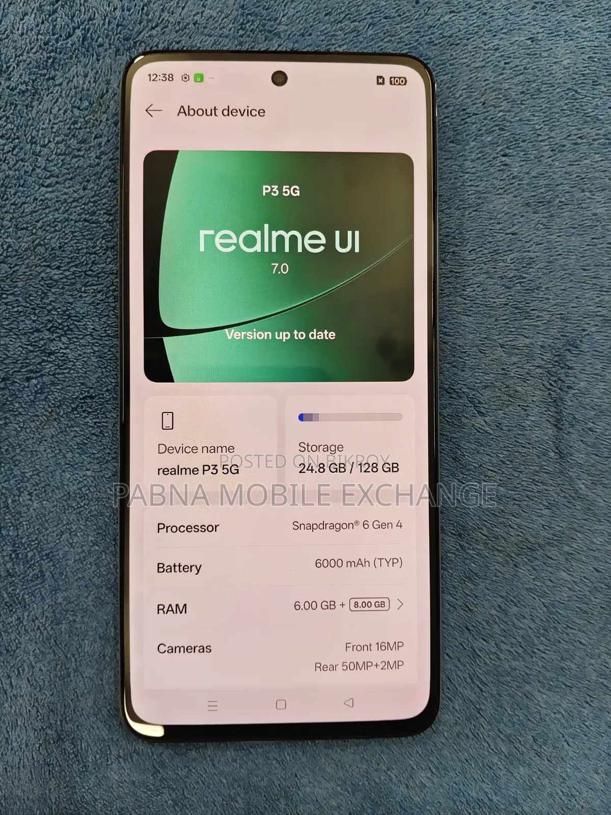 Realme 128 GB Gray