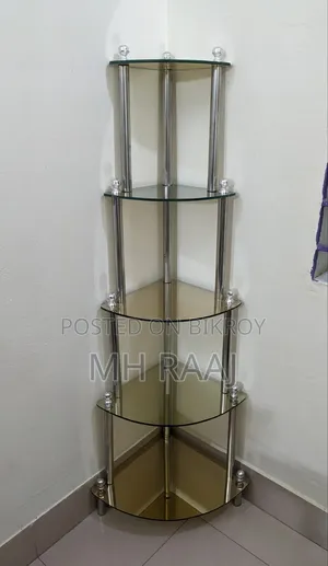 Corner Glass Display Rack