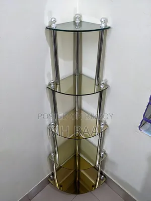 Corner Glass Display Rack