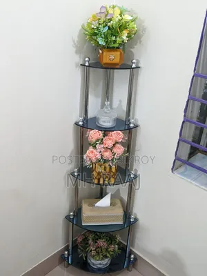 Corner Glass Display Rack