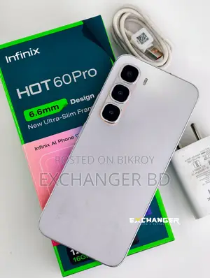 ইনফিনিক্স হট ৬০ প্রো ১২৮ জিবি সিলভার