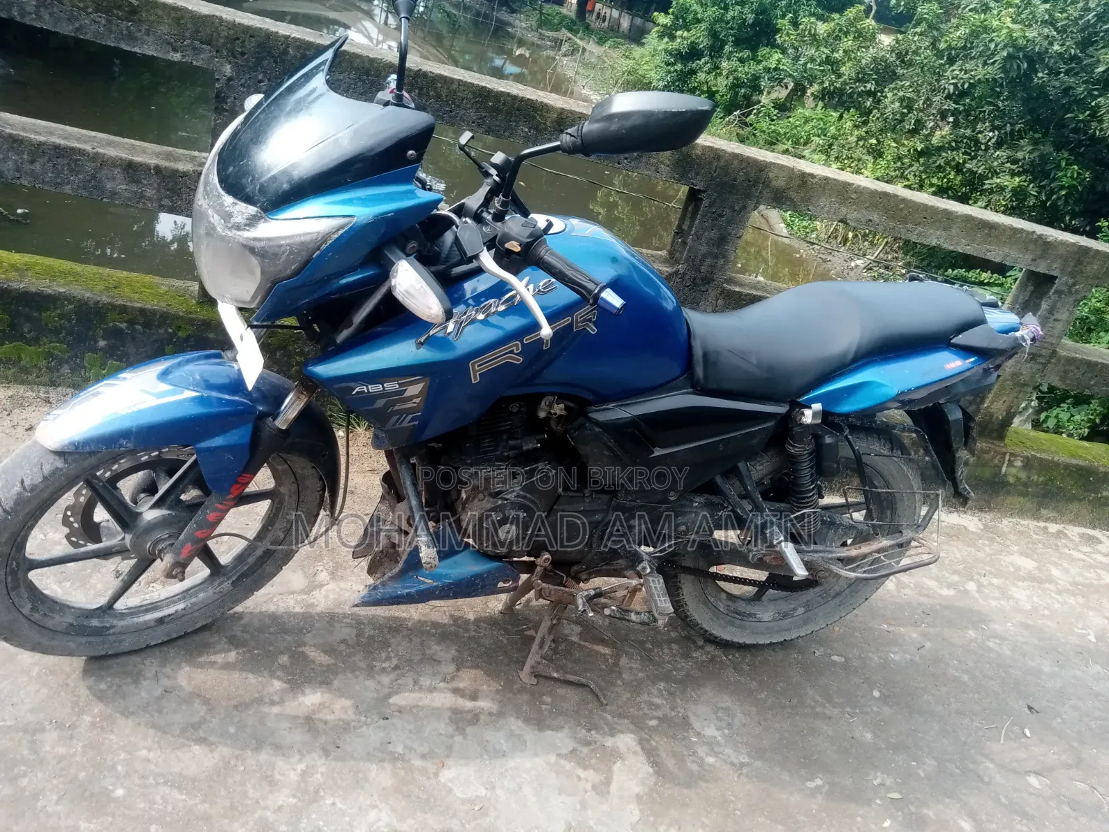 টিভিএস অ্যাপাচি আরটিআর ১৬০ টুভি রিফ্রেশ এক্স-কানেক্ট ২০১৯ ব্লু
