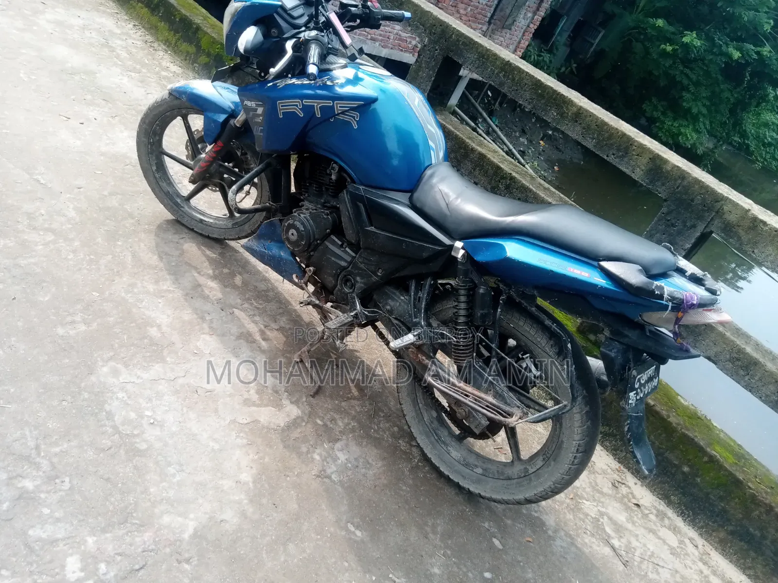 টিভিএস অ্যাপাচি আরটিআর ১৬০ টুভি রিফ্রেশ এক্স-কানেক্ট ২০১৯ ব্লু