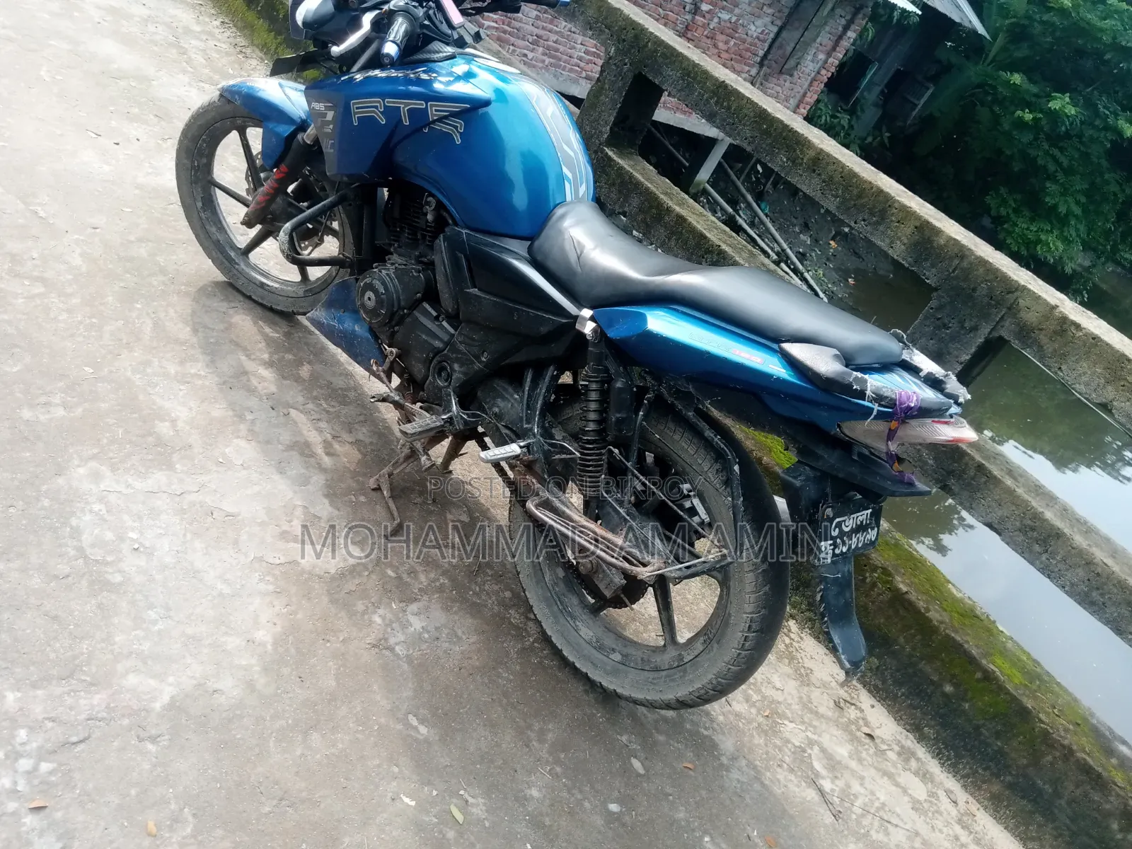 টিভিএস অ্যাপাচি আরটিআর ১৬০ টুভি রিফ্রেশ এক্স-কানেক্ট ২০১৯ ব্লু