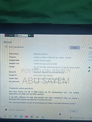 Laptop HP 14S 4GB Intel Core i3 HDD+SSD 1T
