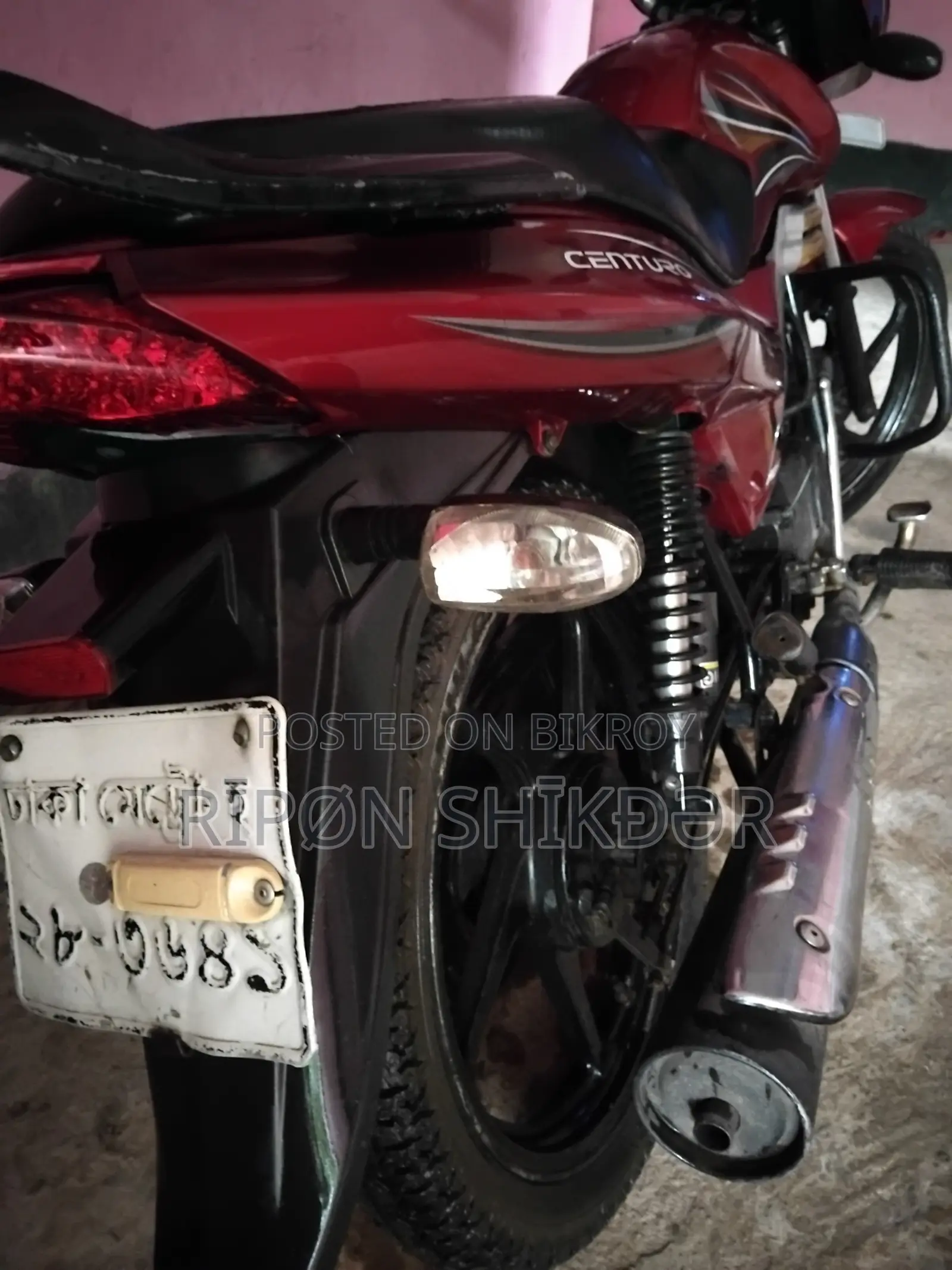 Mahindra Centuro 2016 Red