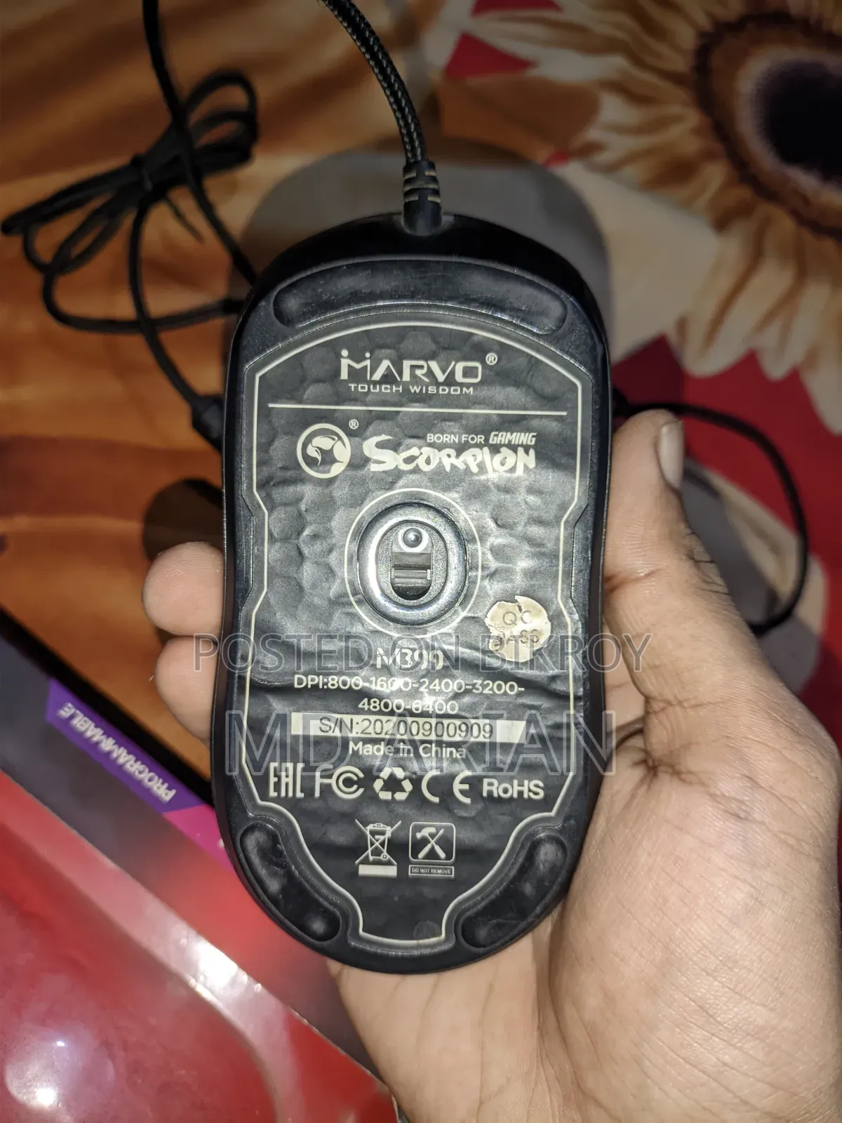 Marvo Scorpion M399 Gaming Mouse (Limited Edition)