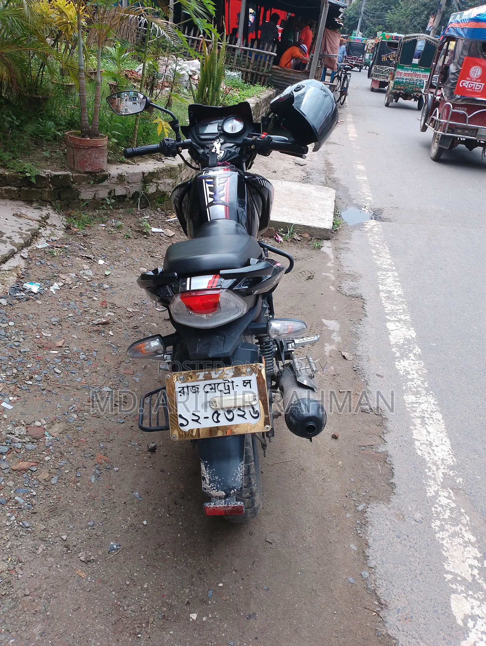 TVS Apache RTR 160 2V 2021 Black