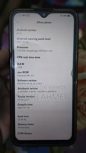 ভিভো ওয়াই৯৩ ৬৪ জিবি ব্লু