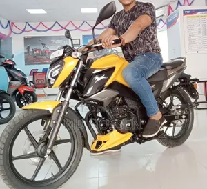 New TVS Raider 125 2024 Yellow
