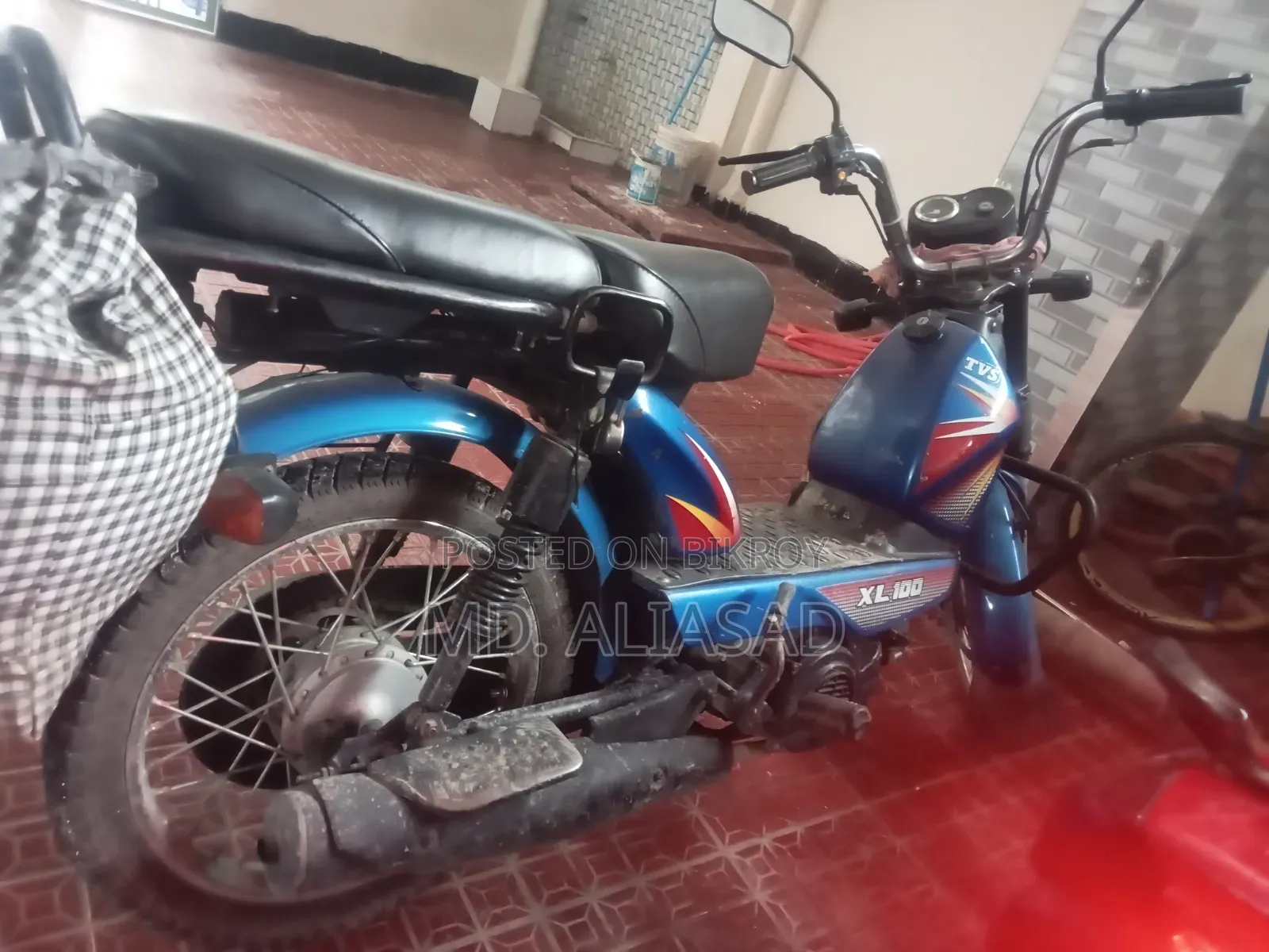 টিভিএস এক্সএল ১০০ ২০১৮ নীল