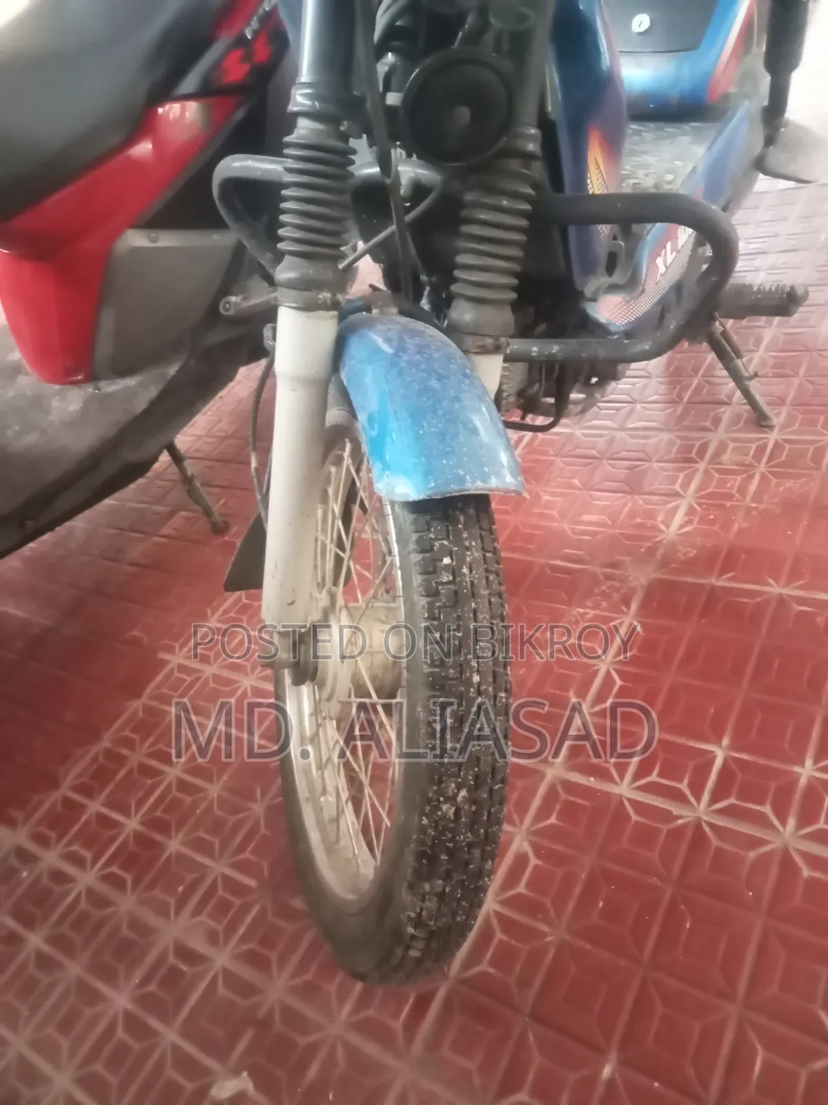 টিভিএস এক্সএল ১০০ ২০১৮ নীল