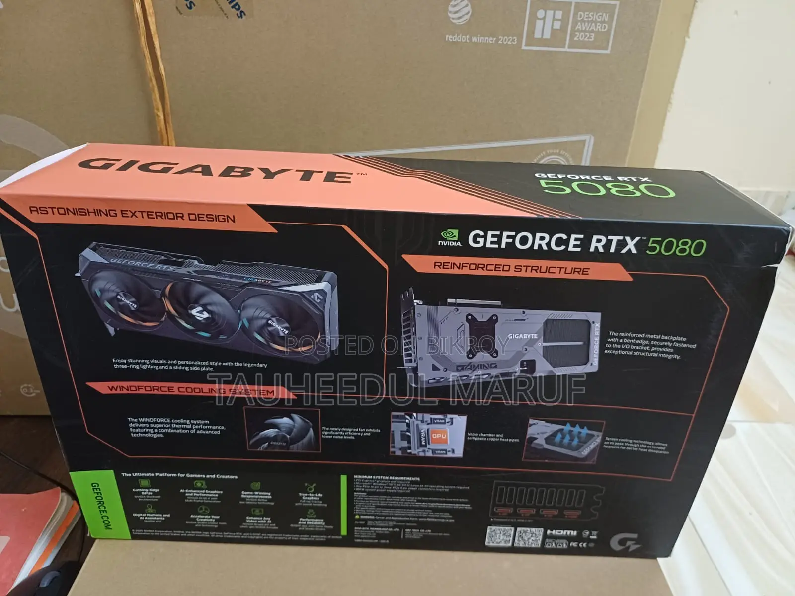 Gigabyte RTX 5080 16GB গ্রাফিক্স কার্ড