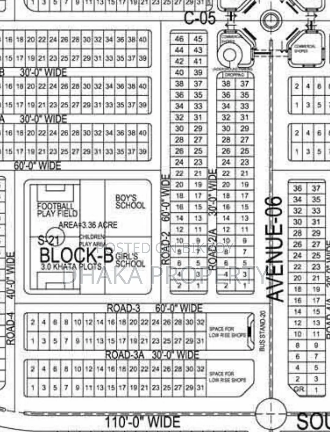 60ft Road 3 Katha Park West at Sector-17/B