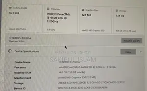 Desktop Computer 16GB Intel Core I5 SSD 1T