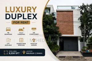 Furnished 10-bedroom Duplex in Gulshan for Rent