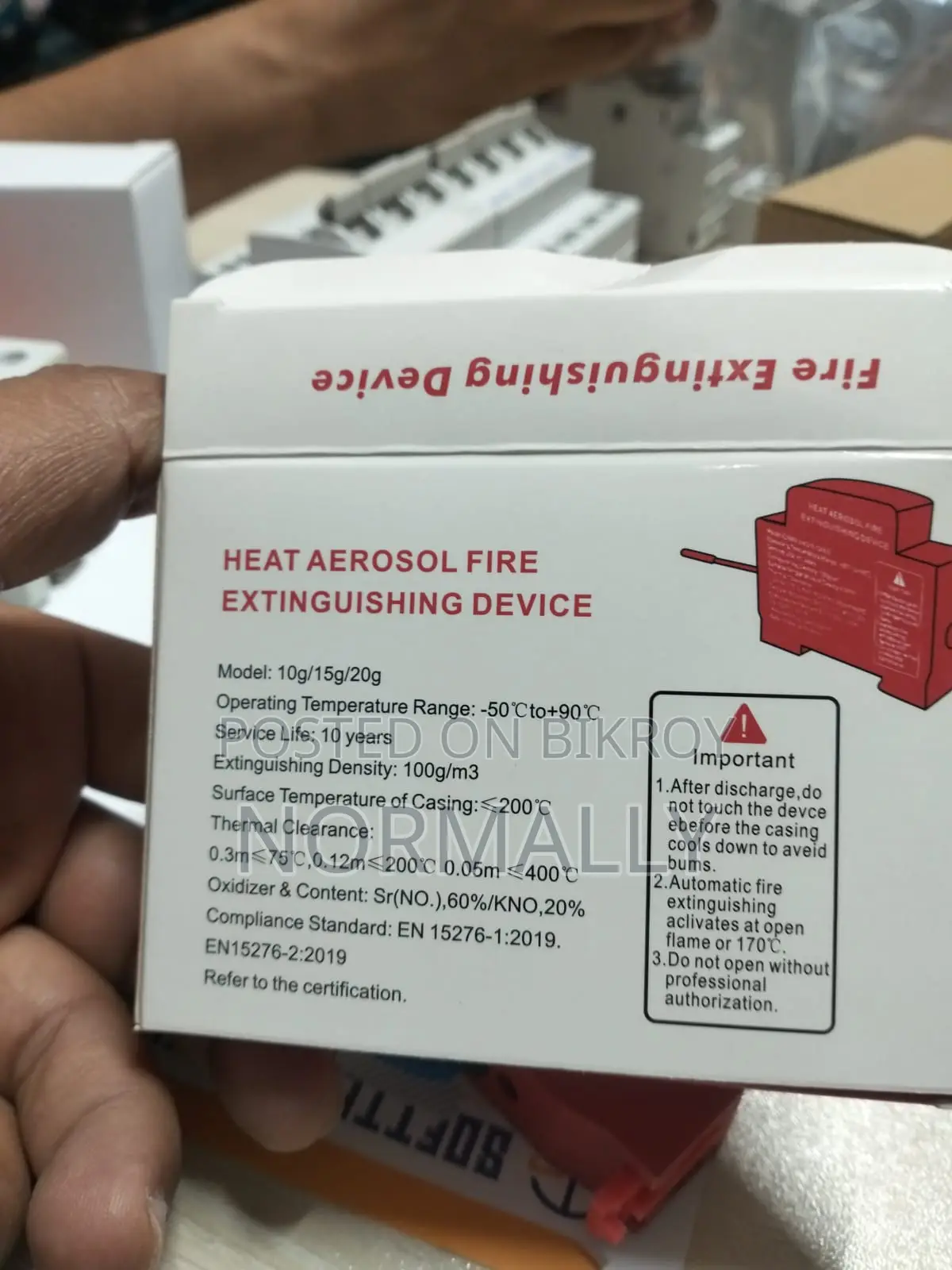 Fire Extinguisher Device