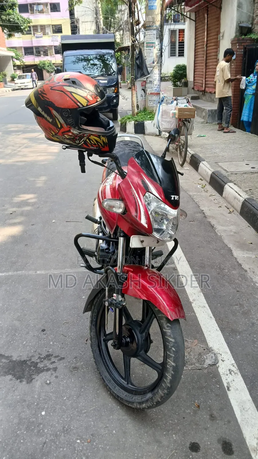 TVS Metro 2018 Red