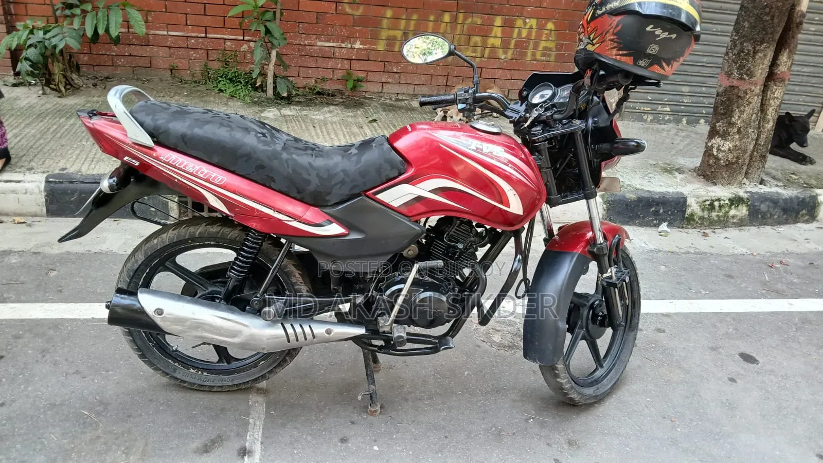 TVS Metro 2018 Red